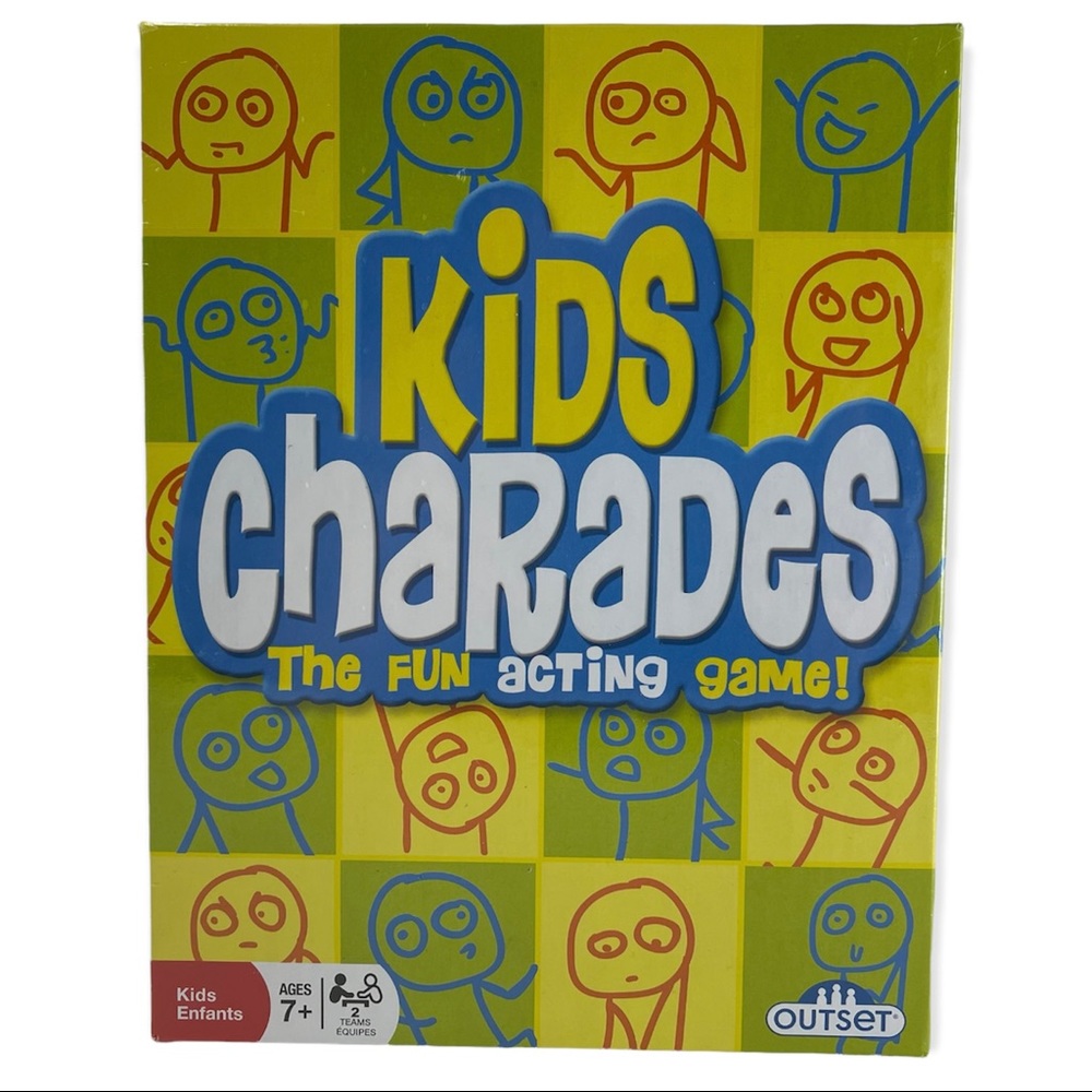 Outset Media Kids Charades -An Imaginative Classic Party Game for Young Children